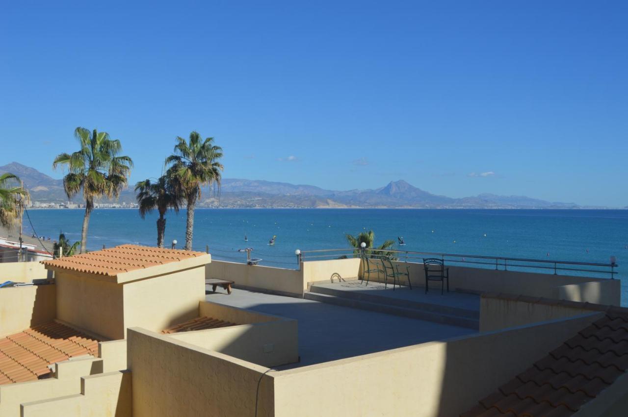 Maravilloso Apartamento Amanecer Cabo A Pie De Playa Y Mar En Chalet Roquetes 알리칸테 외부 사진
