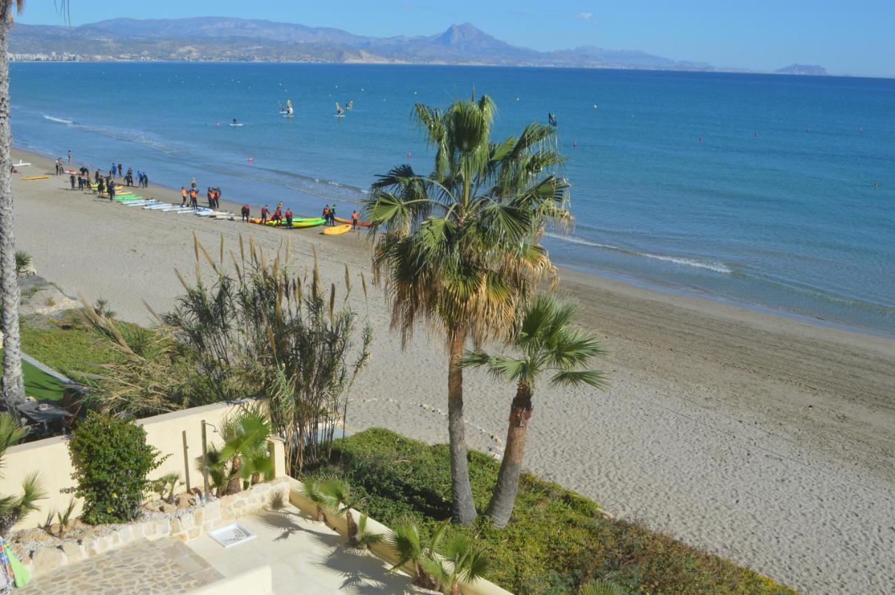 Maravilloso Apartamento Amanecer Cabo A Pie De Playa Y Mar En Chalet Roquetes 알리칸테 외부 사진