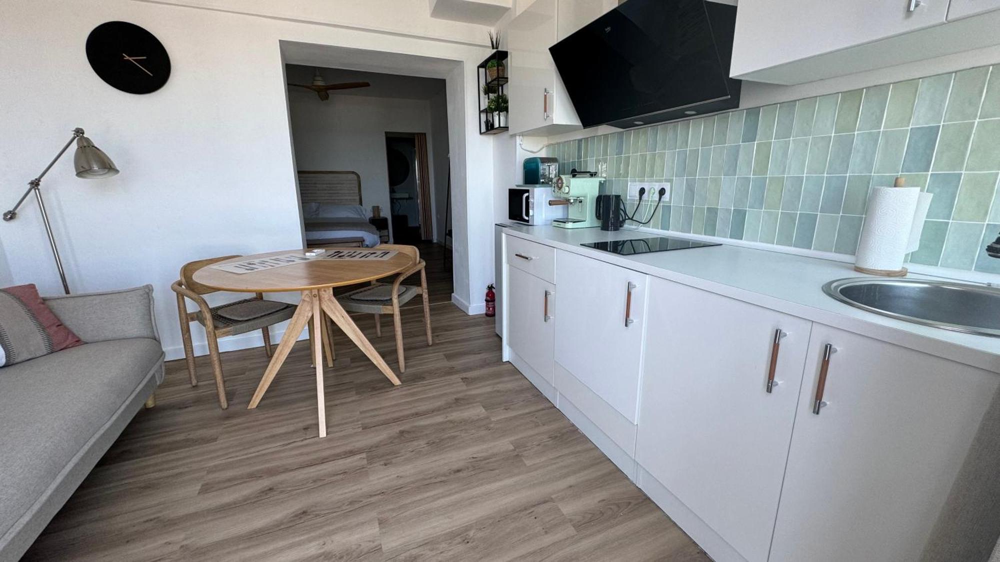 Maravilloso Apartamento Amanecer Cabo A Pie De Playa Y Mar En Chalet Roquetes 알리칸테 외부 사진