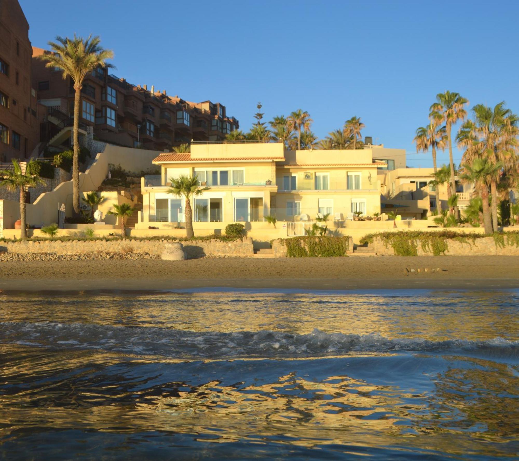 Maravilloso Apartamento Amanecer Cabo A Pie De Playa Y Mar En Chalet Roquetes 알리칸테 외부 사진