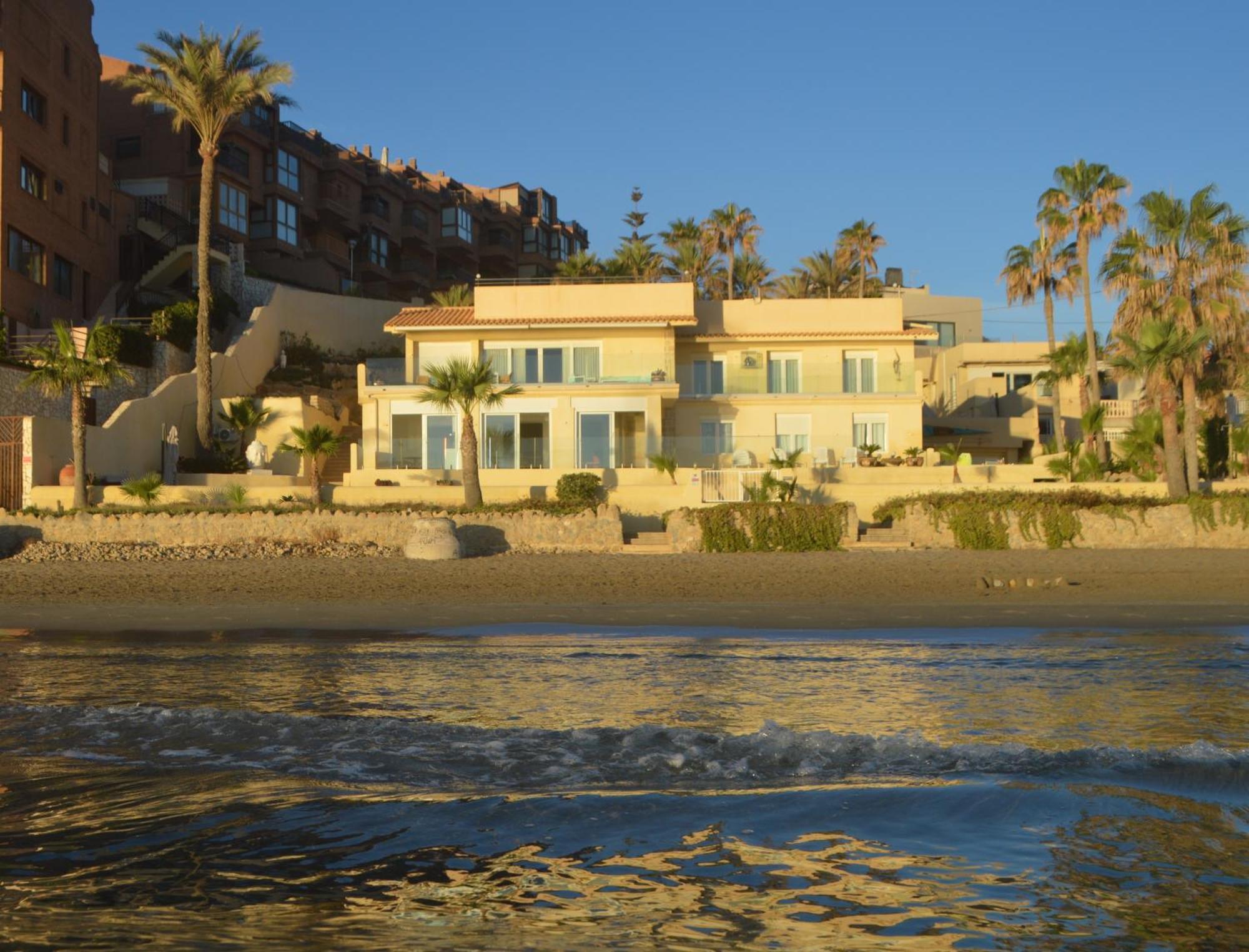 Maravilloso Apartamento Amanecer Cabo A Pie De Playa Y Mar En Chalet Roquetes 알리칸테 외부 사진